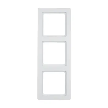 vypínač Rámeček, 3-násobný, Q.1, bílá sametová BERKER 10136089