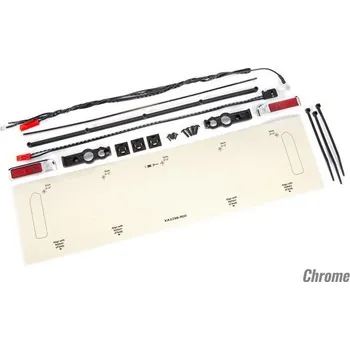RC model Traxxas Traxxas zadní LED osvětlení, tailgate trim (chromovaný)