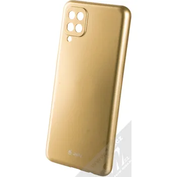 Pouzdro na mobilní telefon 1Mcz Jelly TPU ochranný kryt pro Samsung Galaxy A12, Galaxy M12 zlatá (gold)