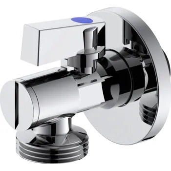 Vodovodní kohout Kohout kulový rohový 1/2"x3/4" pračkový (roháček k myčce) s filtrem - chrom 362L CR