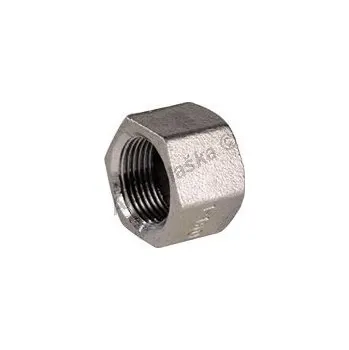 Instalatérský materiál Víčko nerezové NEREZ závitové - vnitřní závit - INOX - 1/2" TYP326
