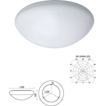 Trevos 57320 SK GAMA LED 1100/840 9W IP54