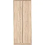 BRW Šatní skříň Nepo Plus SZF2D Dub sonoma