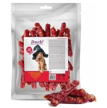 JK ANIMALS Duck Sausages with Cheese Meat Snack, 500 g