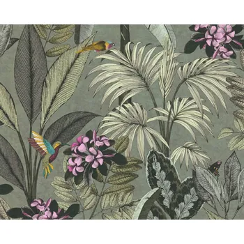 Tapeta Vliesová tapeta exotické rostliny 387382 / Tapety na zeď 38738-2 PintWalls (0,53 x 10,05 m) A.S.Création