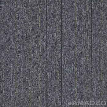 Koberec Kobercové čtverce Modulyss First Straightline 966 - šedá/zelená