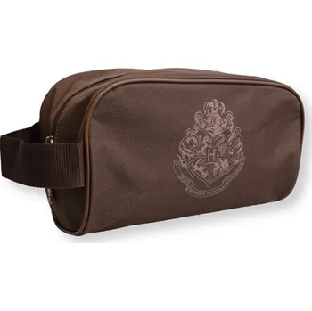 Kosmetická taška Harry Potter toaletní taška - Bradavice (hnědá)