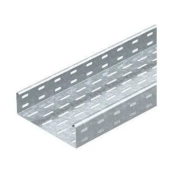 kabelová chránička OBO MKS 620 FS Kabelový žlab MKS děrovaný se spojovací sadou 60x200x3000 Ocel