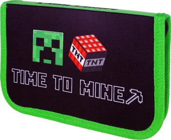 Penál Astra Minecraft jednopatrový prázdný Time To Mine