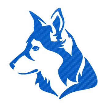 Polep vozidla Pes 165 levá (57 - 3D karbon modrý) SAMOLEPKA NA AUTO, NÁLEPKA, FÓLIE, POLEP, TUNING, VLASTNÍ TEXT, TISK, AUTOSAMOLEPKY.cz, POLEPY, OBRÁZEK, LOGO, 3D STICKERS