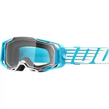 Motocyklové brýle 100% Armega Oversized Deep Sky Goggle - clear lens
