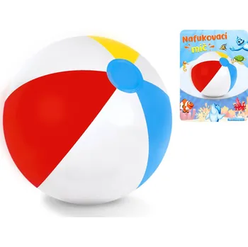 Houpací síť Mikro trading Míč nafukovací - 50 cm - 3 pruhy