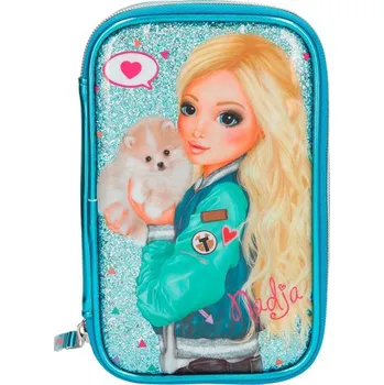 Penál Top Model Nadja jednopatrový s výbavou tyrkysový 1261755