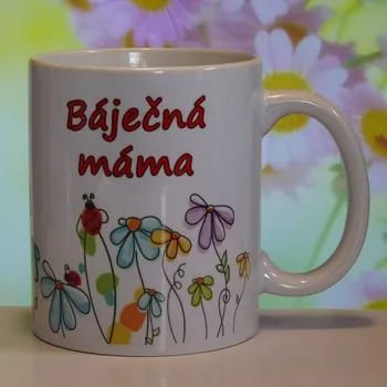 Hrnek keramický s potiskem Báječná máma