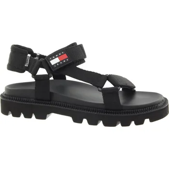 Pánské sandále TOMMY HILFIGER Pánské černé sandály EM0EM00997-BDS-357 Velikost 44