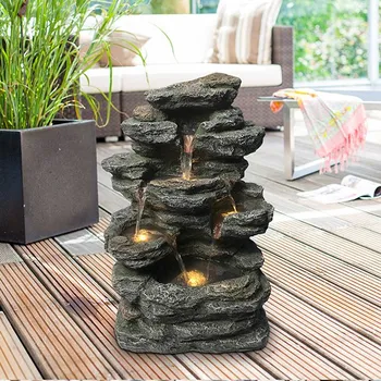 Zahradní dekorace Heissner Rock LED ZC770518 fontána