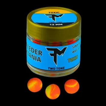 Boilies Feeder Mania Sinking Wafters Two Tone 12 mm Toxic