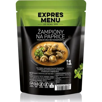 Hotové jídlo EXPRES MENU Žampióny na paprice 300 g