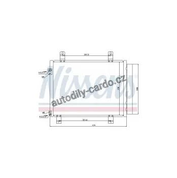 Chladič motoru Chladič klimatizace NISSENS 940122