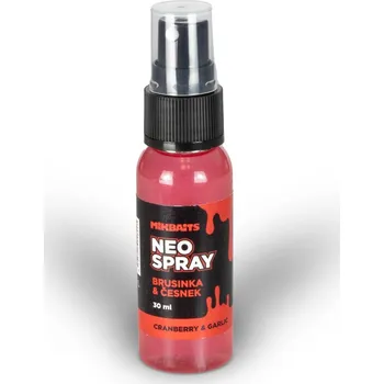 Návnadové aroma Mikbaits - Neo spray 30ml - Brusinka Česnek