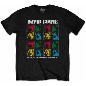 Pánské oblečení Merch David Bowie: Tričko Kit Kat Klub M 2022
