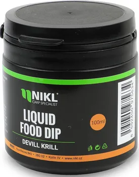 Návnadové aroma Nikl Carp Specialist Liquid Food Dip 100 ml Devill Krill