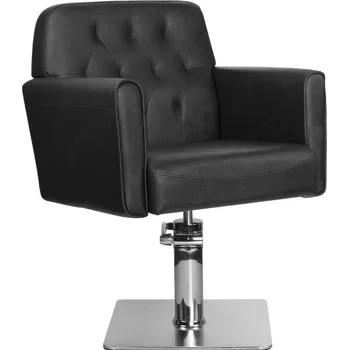 Kadeřnické křeslo KADEŘNICKÉ KŘESLO GABBIANO HAMBURG ČERNÉ