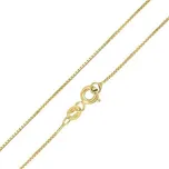 Zlatý dámský řetízek Box 0,8 mm varianta 50 cm AWKVD012-50 cm