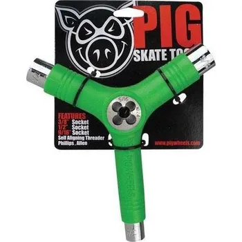 PIG WHEELS nářadí - Tri-Socket Threader Tool Green (GREEN)