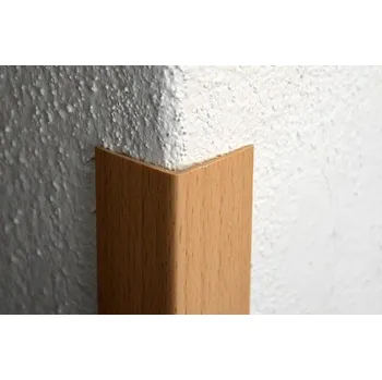 soklová lišta PVC ochranný roh (nevrtaný) Ořech 09