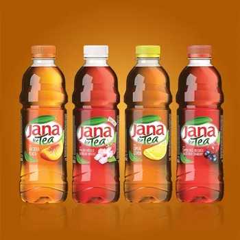 Limonáda Ledový čaj Jana 0,5l, Příchuť: Broskev