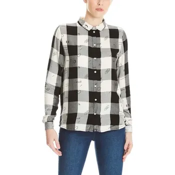 Dámská košile BENCH košile - Printed Light Flannel Shirt Black/White Check (P1157)