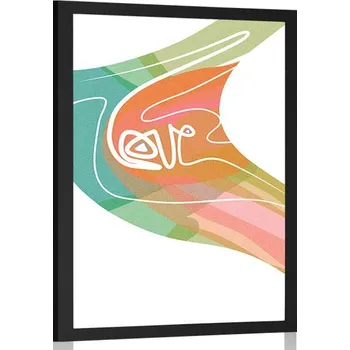 Plakát Dovido Plakát Love v neobyčejném provedení