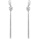 Stříbrné náušnice řetízkové se Swarovski® Crystals Aurora Boreale SILVEGOB32559AB