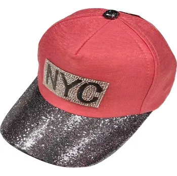 Pokrývka hlavy KŠILTOVKA NYC1-VEL.50-56 Barva: Tm.růžová