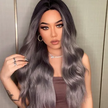 Paruka Stříbrná vlnitá paruka Ella