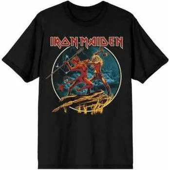 Pánské oblečení Merch Iron Maiden: Tričko Number Of The Beast Run To The Hills Circular M 2022