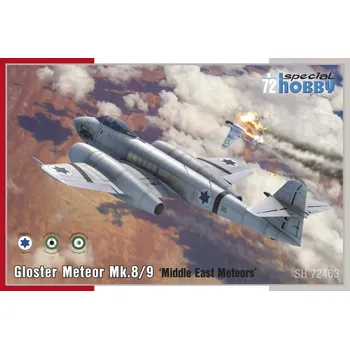 Plastikový model Special Hobby Gloster Meteor Mk.8/9 "Middle East Meteo