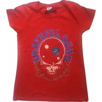 Pánské tričko Merch The Grateful Dead: Dámské Tričko Space Your Face & Logo Grateful Dead S