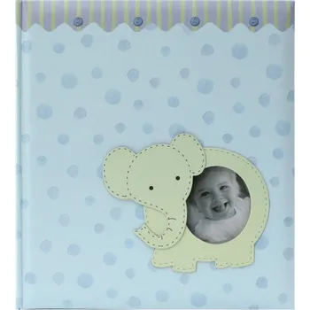 Fotoalbum Dětské fotoalbum na růžky BABY ANIMALS 29x32/60 modré kph