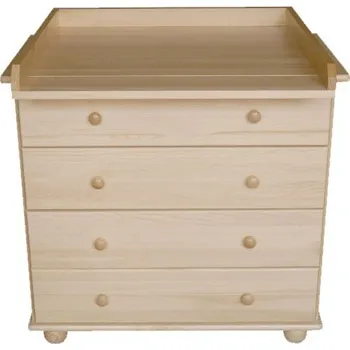 Komoda Přebalovací komoda z masivu DEJA DEJ57 Barevné provedení: Ořech