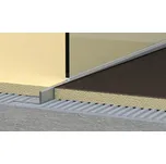 HAVOS Spádový profil pravý 10 mm 1,5 m nerez chemická kartáčovaná