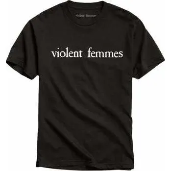Merch Violent Femmes: Tričko White Vintage Logo Violent Femmes M