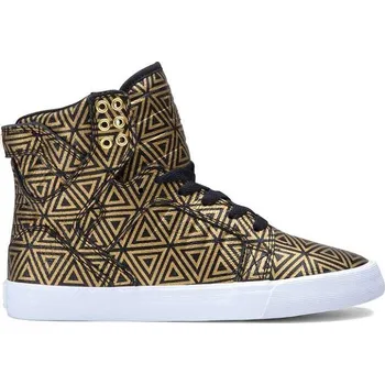 Dámské tenisky SUPRA boty - Women Skytop Gold/Black (GLB)