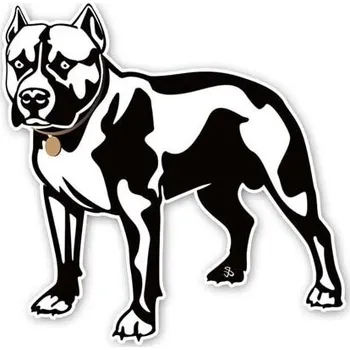 samolepka Samolepka (na auto, notebook) Pitbull (4)