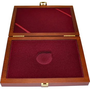 Dřevěná krabička 1 x Au 40 mm ČR Jan Hus