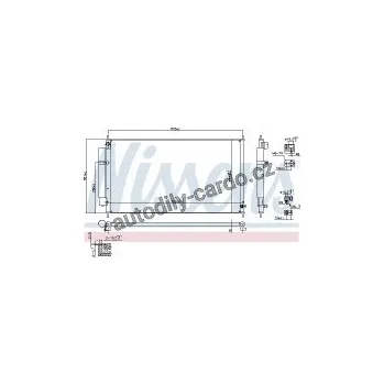 Chladič motoru Chladič klimatizace NISSENS 940502
