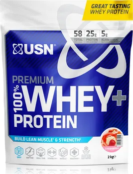 Protein USN Premium 100% Whey Protein 2 kg jahoda