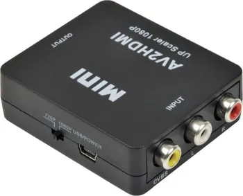 Video redukce AV:link Composite RCA to HDMI AV Converter