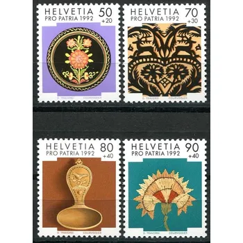Poštovní známka (1992) MiNr. 1470 - 1473 ** - Švýcarsko - Pro Patria